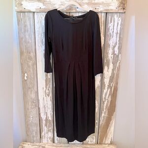 Isabella Oliver 3/4 sleeve maternity dress black 4